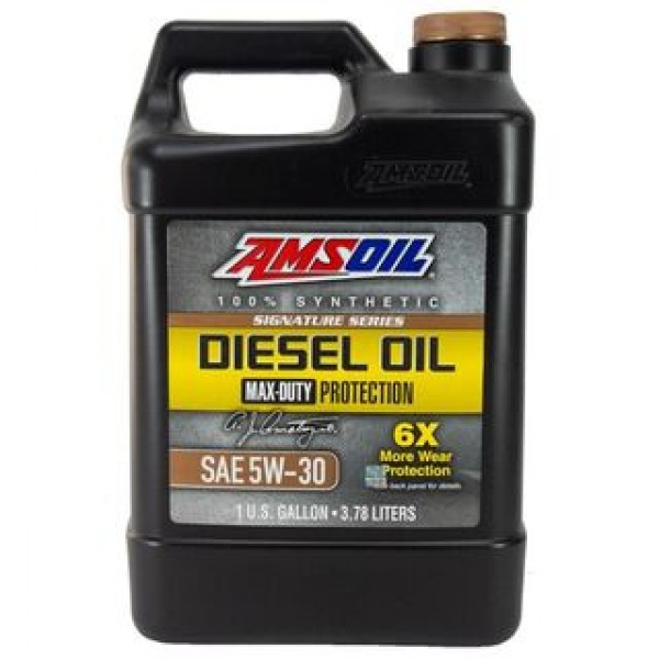 AMSOIL SIGNATURE SERIES MAX-DUTY SYNTHETIC DIESEL OIL 5W30 - 1 GALLON