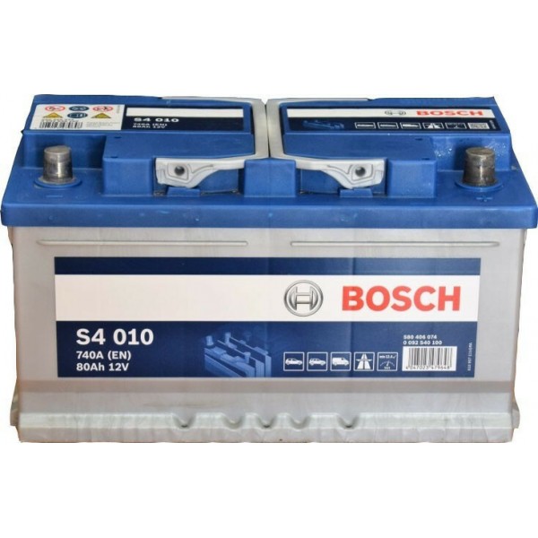 Bosch Μπαταρία Αυτοκινήτου S4010 με Χωρητικότητα 80Ah και CCA 740A