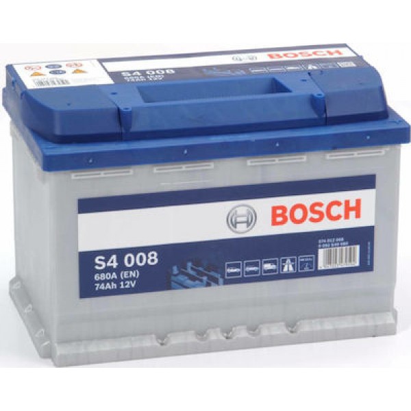 Bosch Μπαταρία Αυτοκινήτου S4008 με Χωρητικότητα 74Ah και CCA 680A