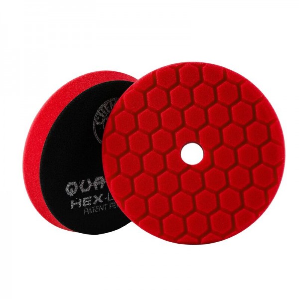 Chemical Guys ΒUFX117HEX5 - Σφουγγάρι Γυαλίσματος Πολύ Μαλακό Hex-Logic Quantum Ultra-Light, Kόκκινο 125mm